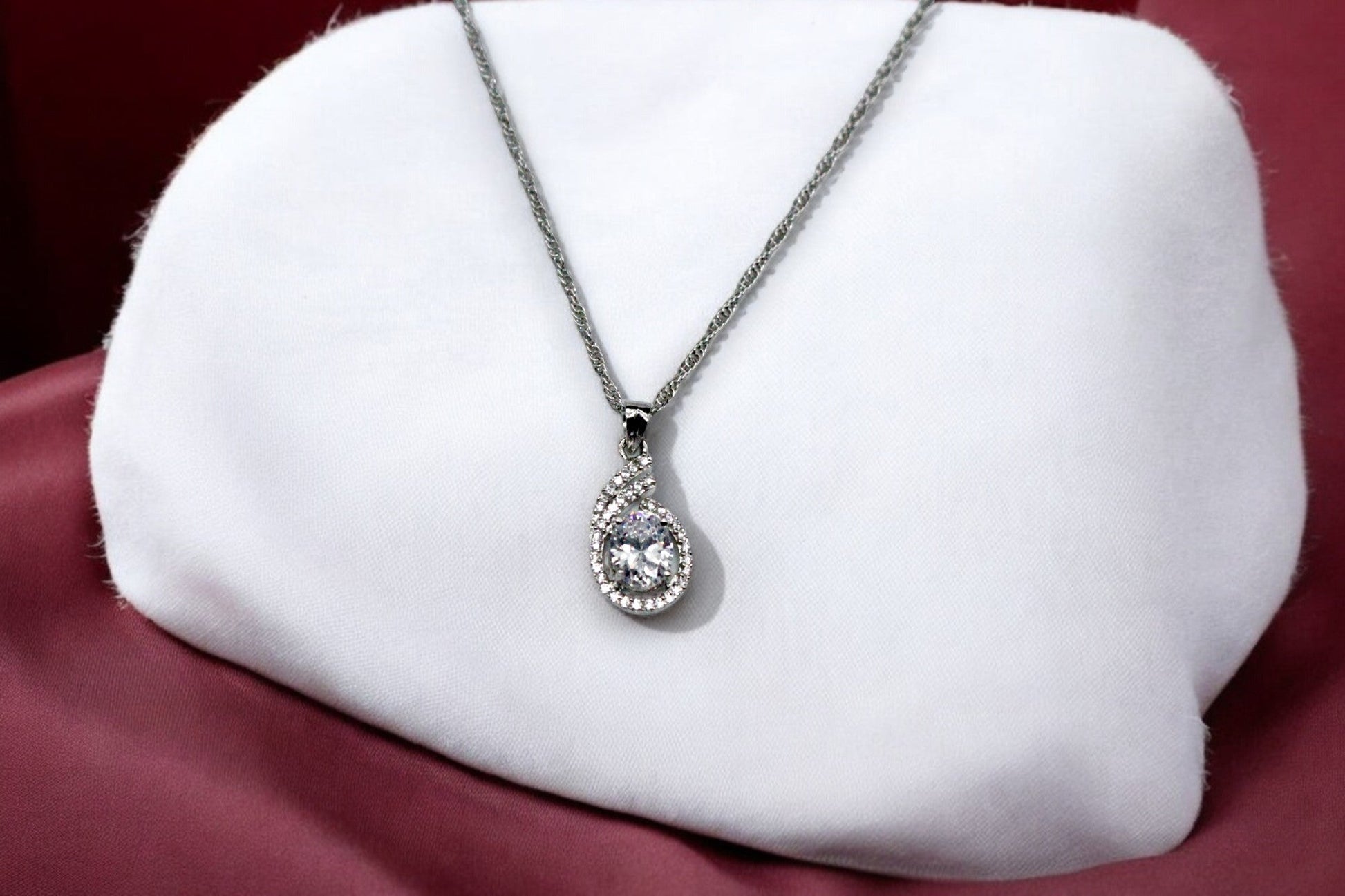 Premium Diamond Studded Pendant Set | 925 Sterling Silver SACH JEWELS