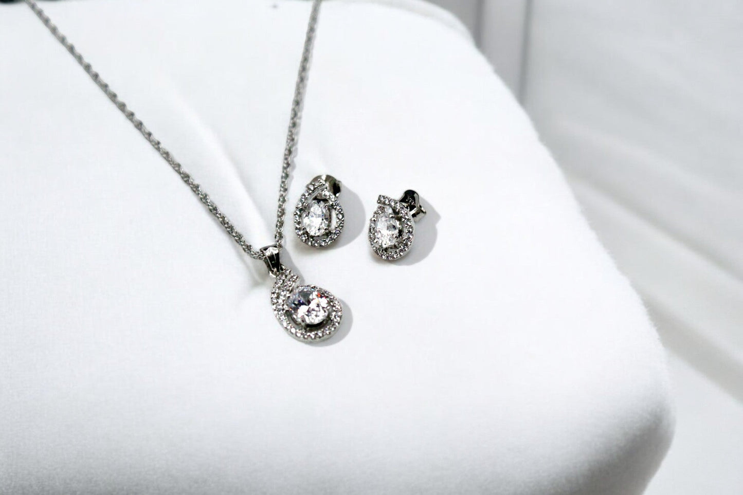 Premium Diamond Studded Pendant Set | 925 Sterling Silver SACH JEWELS