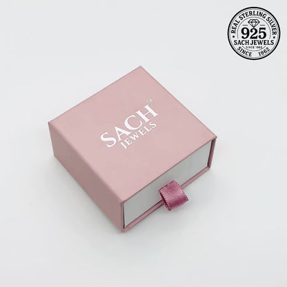 Pink Studded Diamond Stud Earrings | 925 Sterling Silver