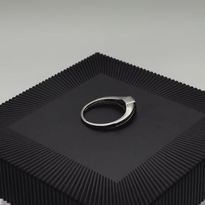 Center Diamond Ring | 925 Sterling Silver