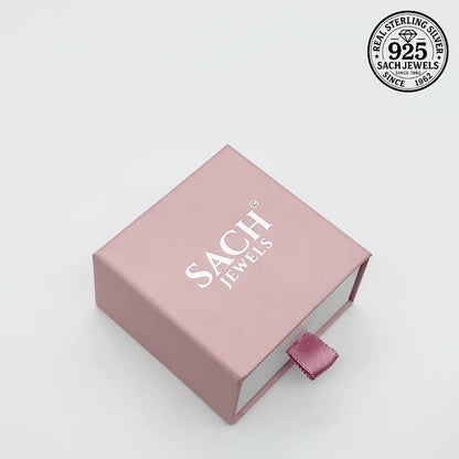 Pink Studded Diamond Stud Earrings | 925 Sterling Silver