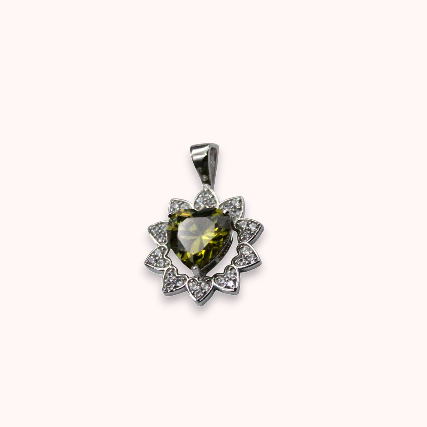 Fusion Heart Diamond Studded Pendant Only | 925 Sterling Silver SACH JEWELS