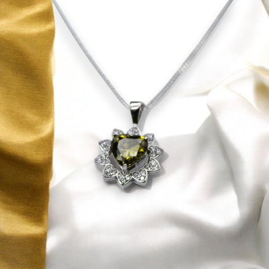 Fusion Heart Diamond Studded Pendant Only | 925 Sterling Silver SACH JEWELS