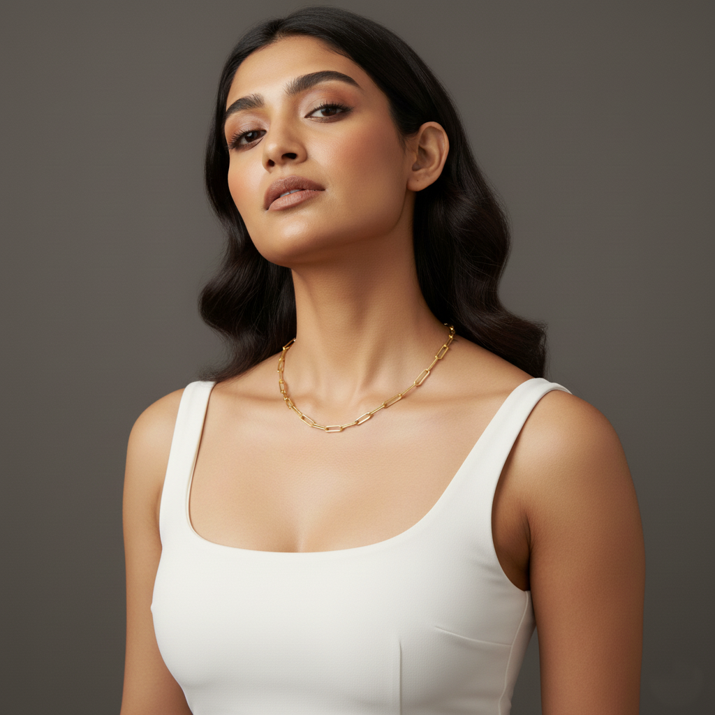 Link Chain Necklace | Italian Gold Plated SACH JEWELS