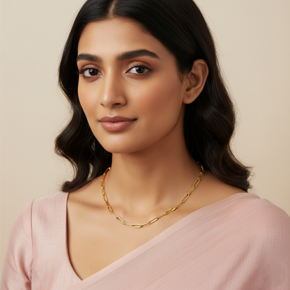 Link Chain Necklace | Italian Gold Plated SACH JEWELS