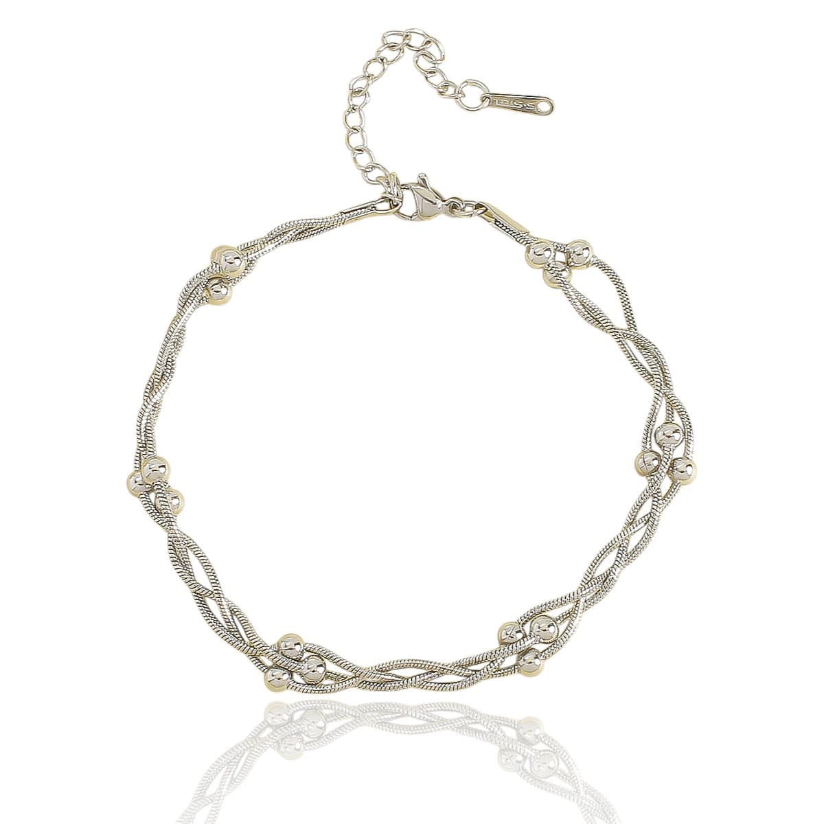 Anklet | Italian Silver Plated SACH JEWELS