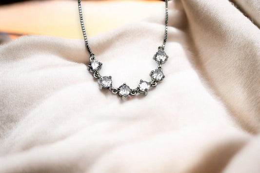 White Diamond Studded Bracelets | 925 Sterling Silver - SACH JEWELS