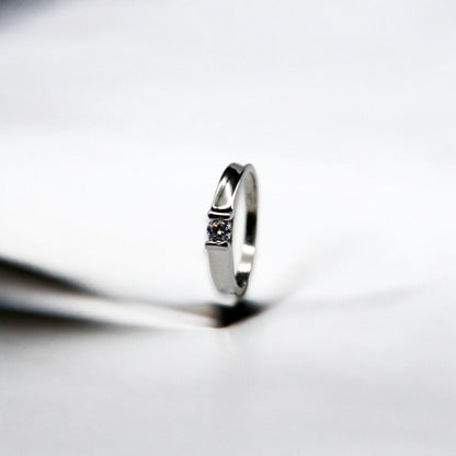 Gorgeous Diamond Studded Ring | 925 Sterling Silver - SACH JEWELS