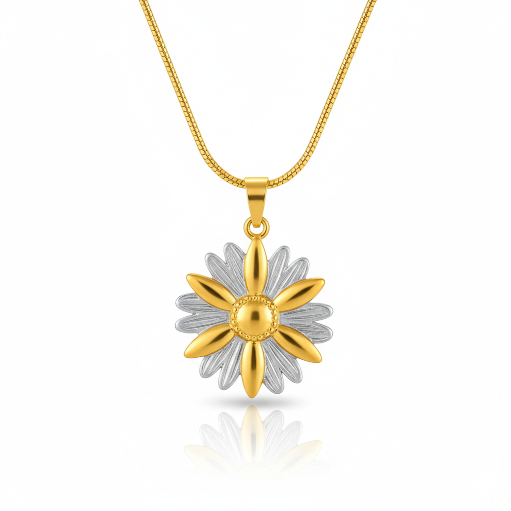 Sunshine Petal Necklace | Italian Gold Plated SACH JEWELS