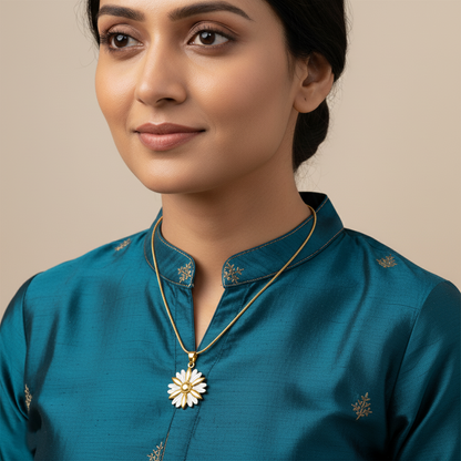 Sunshine Petal Necklace | Italian Gold Plated SACH JEWELS