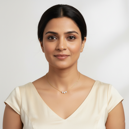 Dainty Bow Pendant Necklace | Italian Gold Plated SACH JEWELS