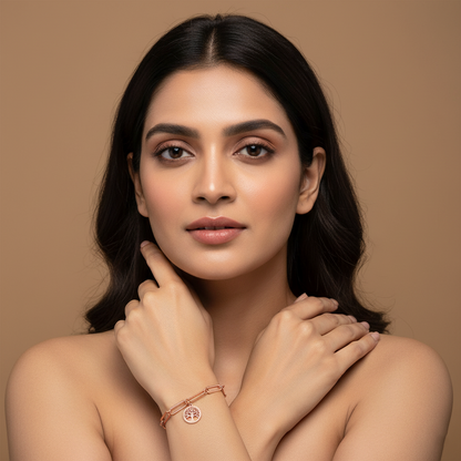 Tree of Life Chain Bracelet | Rose Gold Plated SACH JEWELS