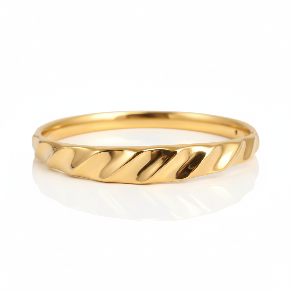 Harmony Wave Premium Cuff | Italian Gold Plated SACH JEWELS