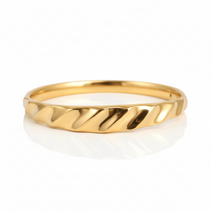 Harmony Wave Premium Cuff | Italian Gold Plated SACH JEWELS