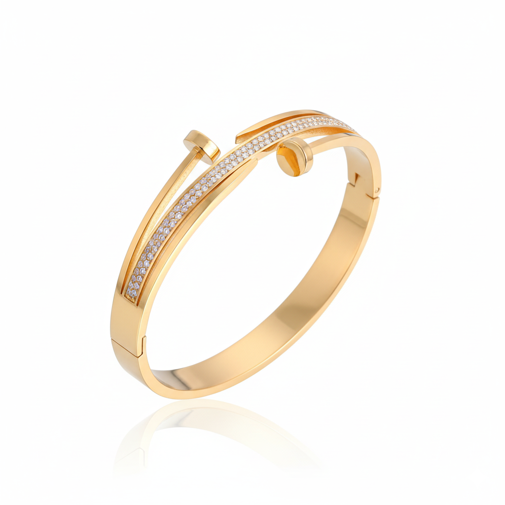 Nail End Luxe Premium Cuff | Italian Gold Plated SACH JEWELS