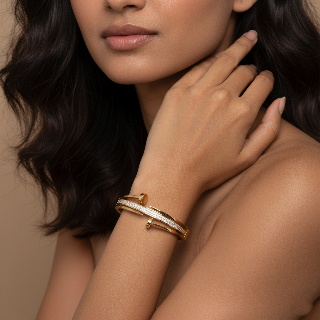 Nail End Luxe Premium Cuff | Italian Gold Plated SACH JEWELS
