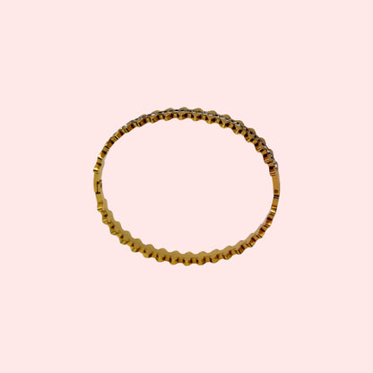 Women Triangular Rail Design Bracelet | Italian Gold Plated. - SACH JEWELS