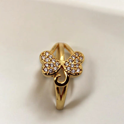 Diamond Wings Ring | Italian Gold Plated - SACH JEWELS