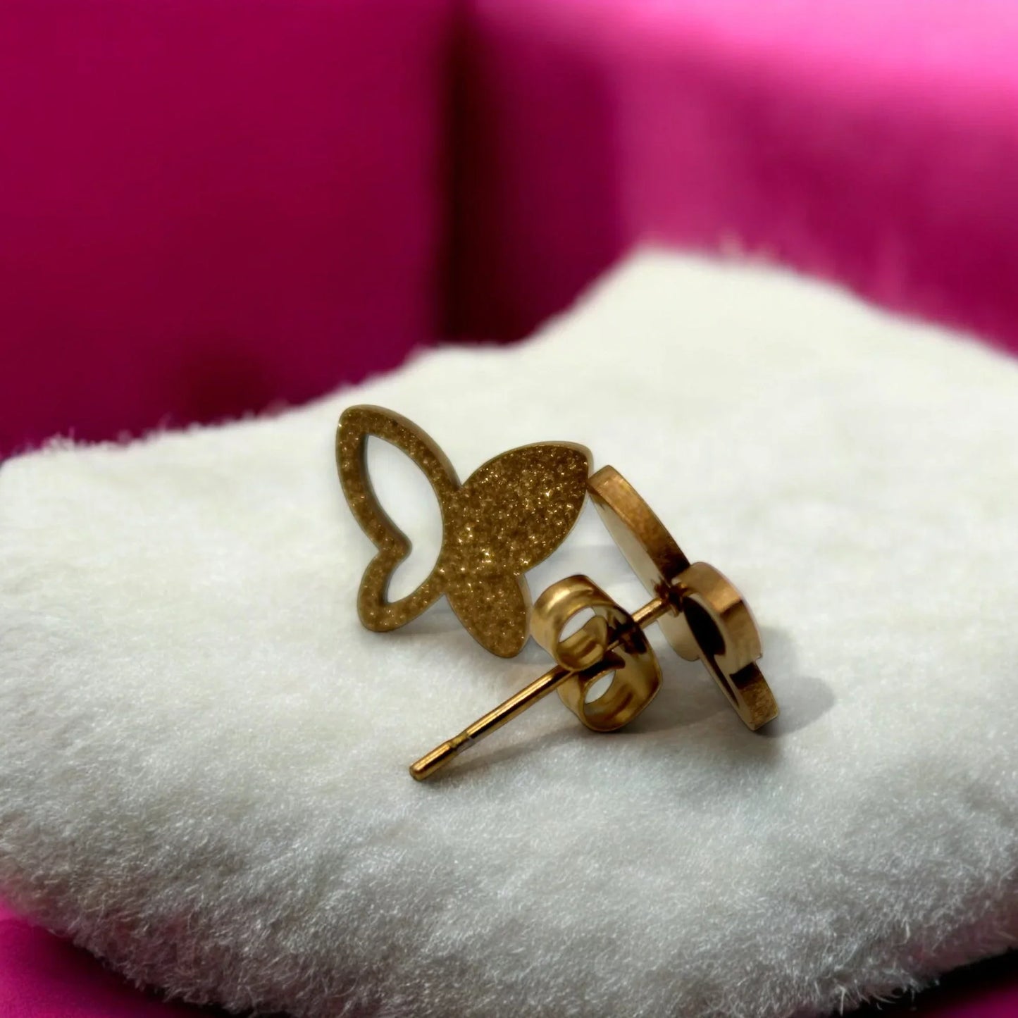 Rare Diamond Double Butterfly Pendant Set | Italian Gold Plated - SACH JEWELS