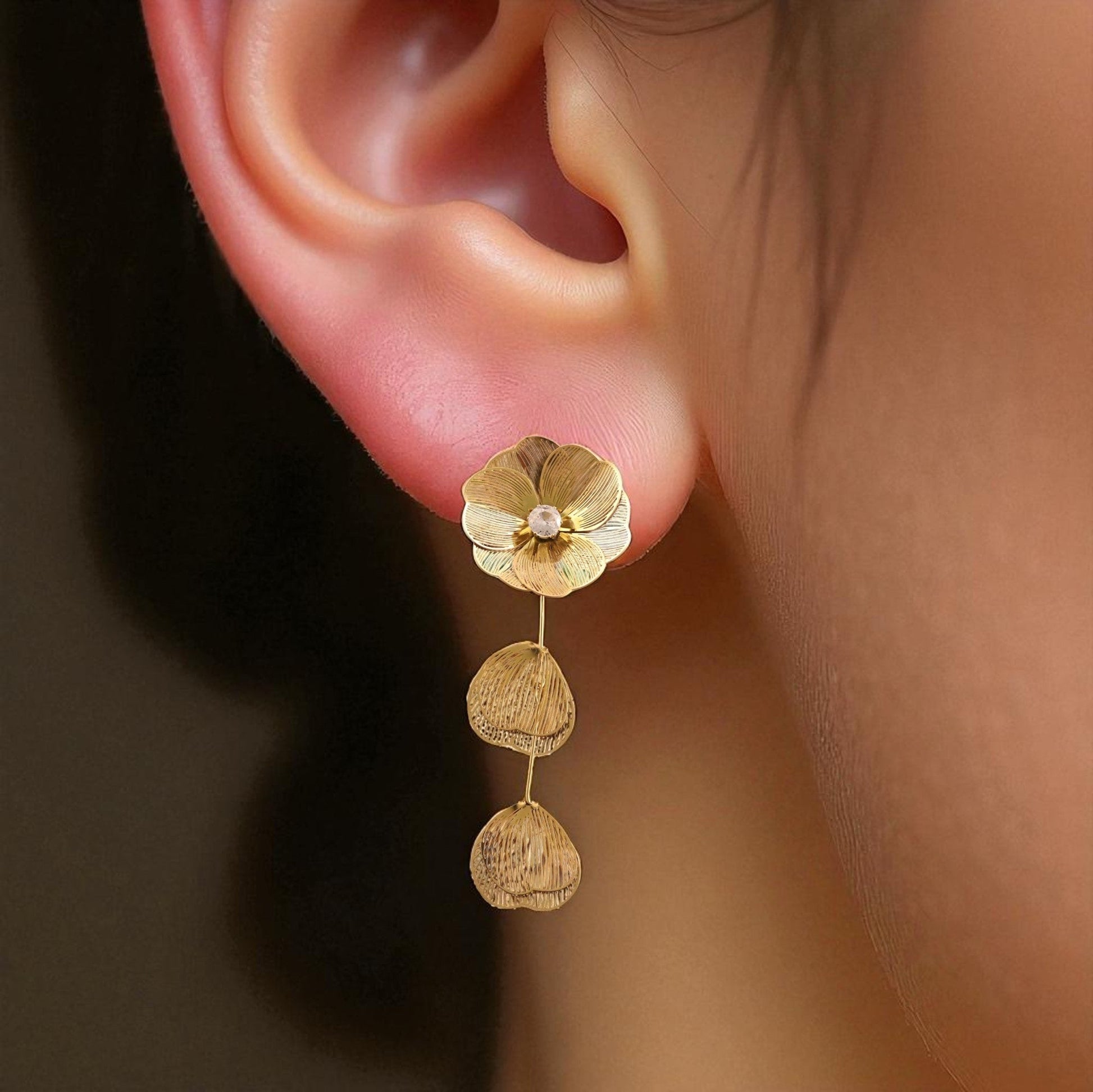 Earrings | Italian Gold Plated SACH JEWELS