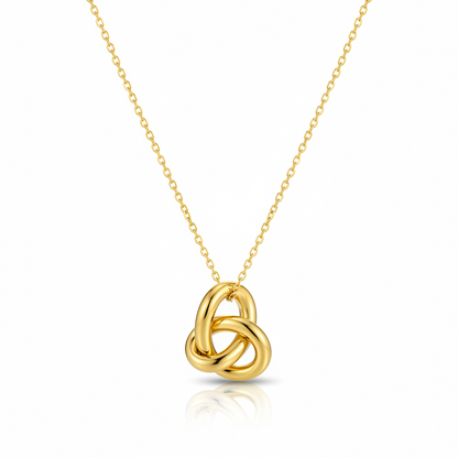 Eternal Knot Pendant Necklace | Italian Gold Plated SACH JEWELS