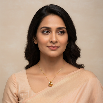 Eternal Knot Pendant Necklace | Italian Gold Plated SACH JEWELS